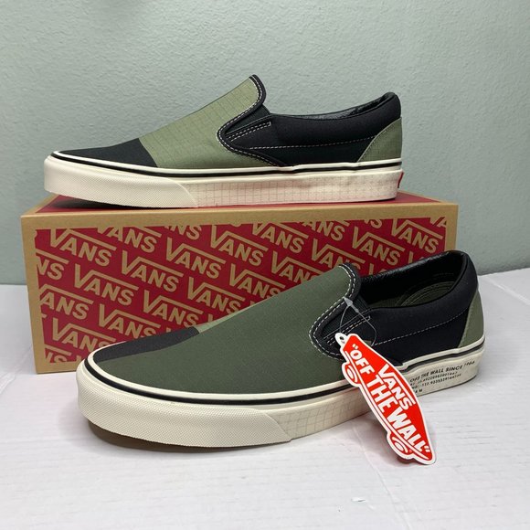 Vans Other - Vans Classic Slip-On 66 Supply Vetiver/Black Shoes